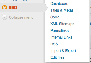 Wordpress SEO by yoast Where Twitter Cards settings are located