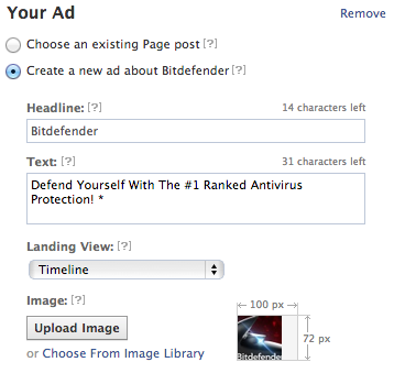 Promote your Page Facebook