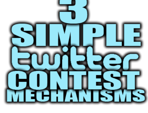 3 Simple Twitter Contest Mechanisms