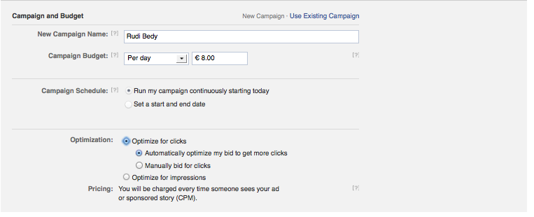 Campaign Pricing and Schedule
