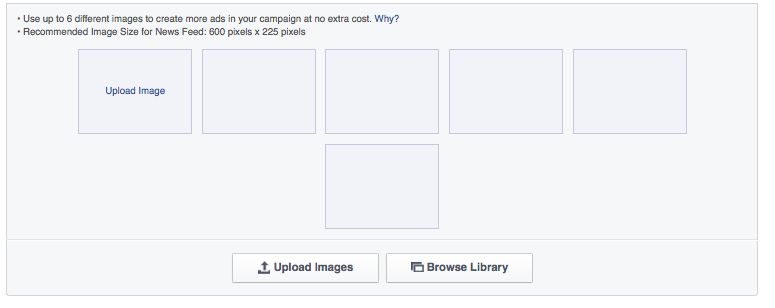 Facebook Ads image versions