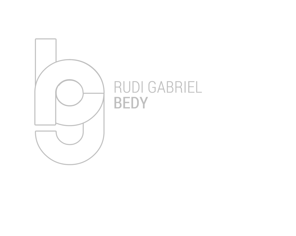 2016 - my third personal brand logo try rudi gabriel bedy